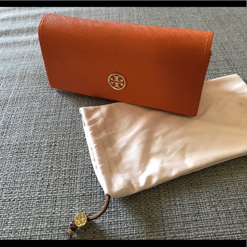 Tory Burch sunglass case and dust bag
